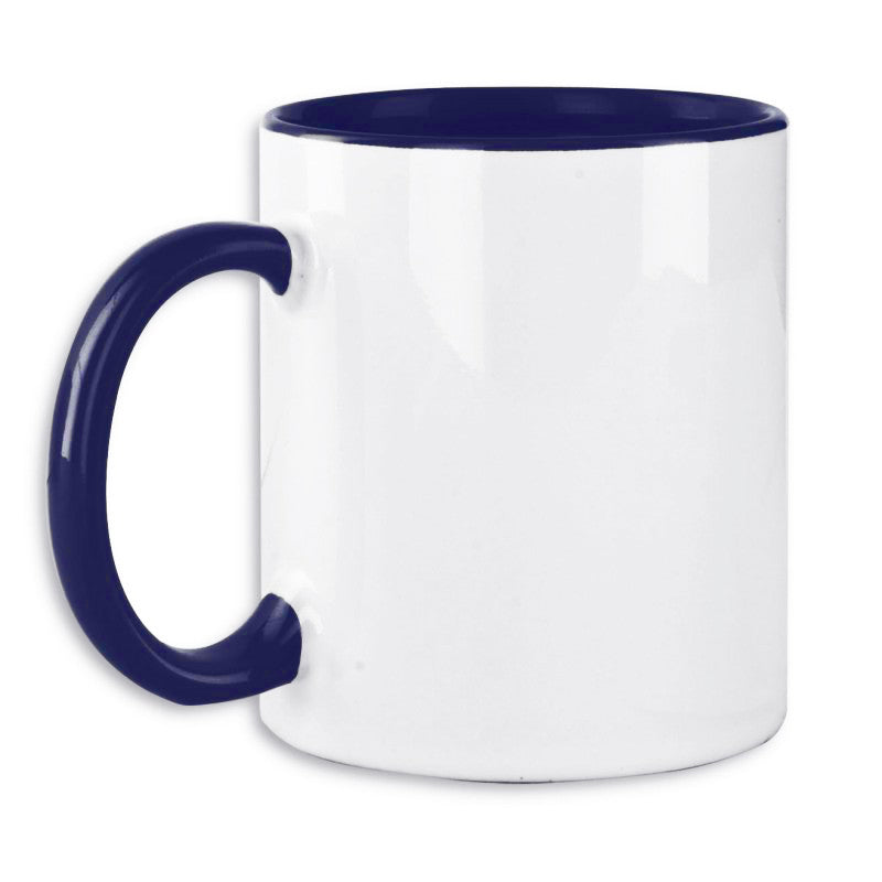 Taza personalizable azul oscuro
