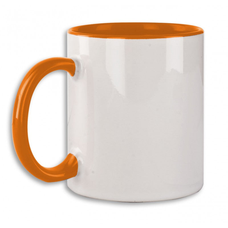 Taza personalizable naranja