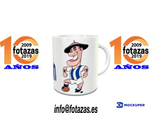 Taza "Soy Txuri Urdin"