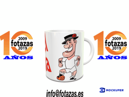 Taza "Soy del Sevilla"